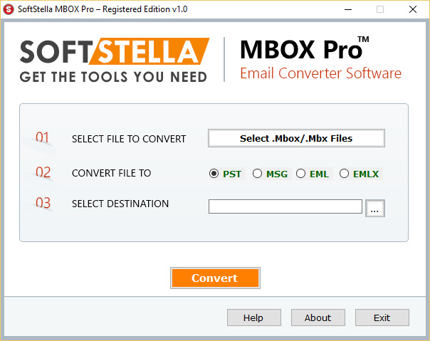 Convert Sylpheed MBOX to PST software